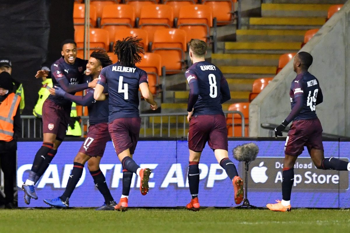 Shënon Iwobi, Arsenali 3 – 0 Blackpool