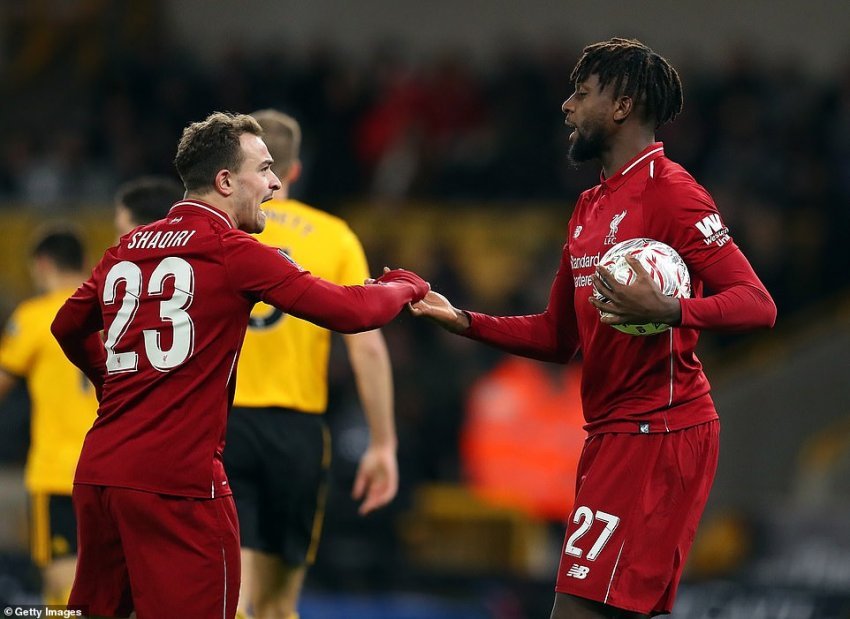 Nota e Shaqirit në humbjen e Liverpoolit