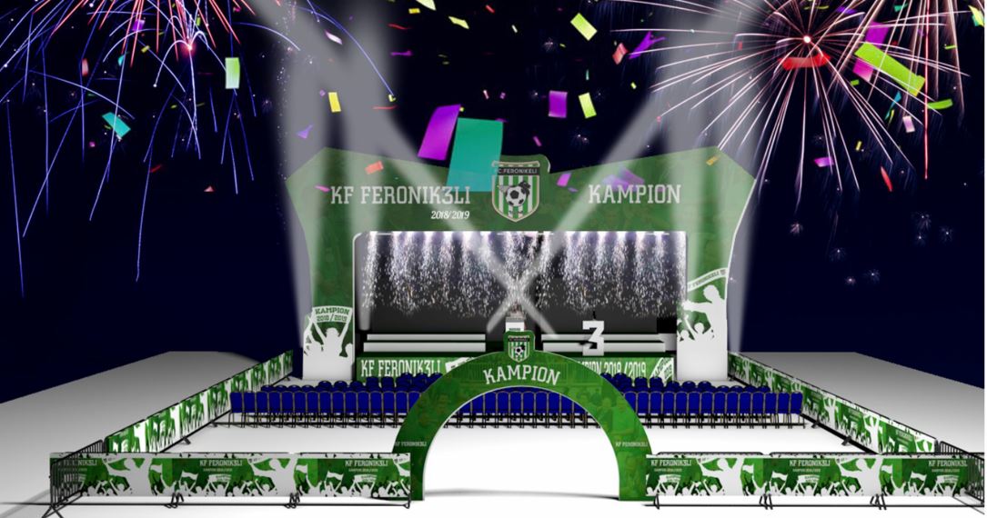 Feronikeli bën gati skenën për organizimin e festës së kampionit